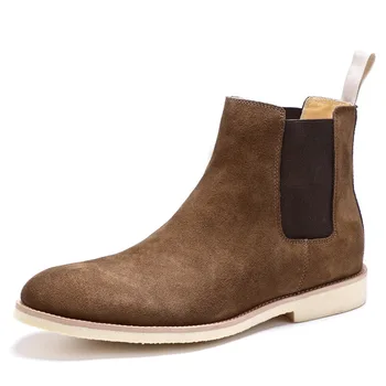 England style men casual slip-on ankle boots large size chelsea boot cow leather shoes outdoors pointed toe bota masculina male
England style men casual slip-on ankle boots large size chelsea boot cow leather shoes outdoors pointed toe bota masculina male