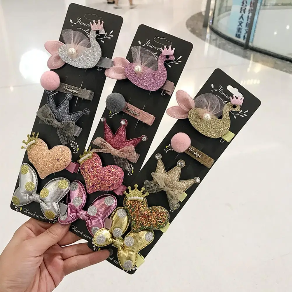 5Pcs Swan Crown Bow Kids Girl Headdress Hairgrip Hair Clip Pin Barrette Gift New Chic Vintage
5Pcs Swan Crown Bow Kids Girl Headdress Hairgrip Hair Clip Pin Barrette Gift New Chic Vintage