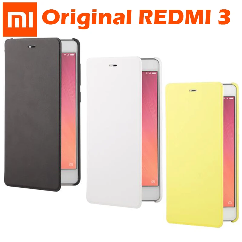 Original Xiaomi Redmi 3 Flip Case luxury Flip PU Leather Cover Phone Back Cover Shell Funda for Xiaomi Redmi 3 5.0" Cover
Original Xiaomi Redmi 3 Flip Case luxury Flip PU Leather Cover Phone Back Cover Shell Funda for Xiaomi Redmi 3 5.0" Cover