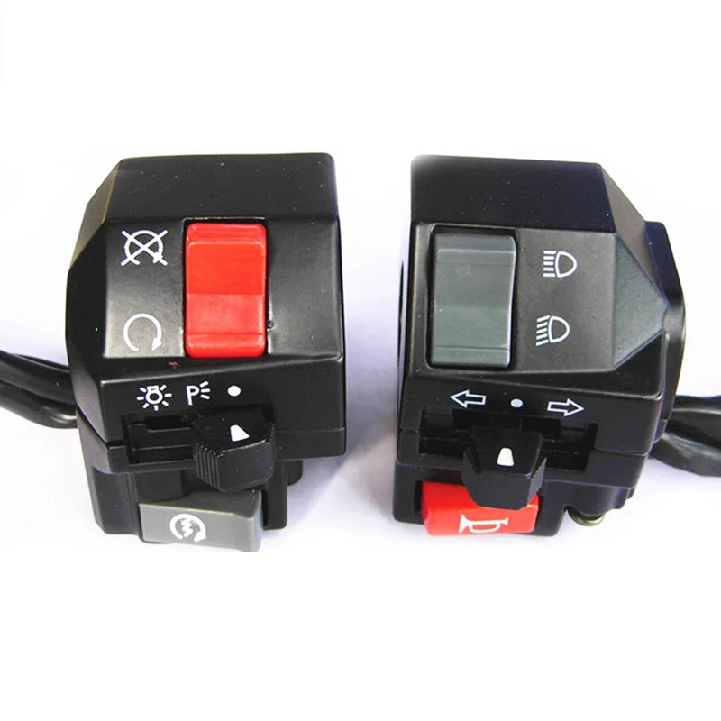 22mm Motorcycle Switches Motorbike Horn Button Turn Signal Electric Fog Lamp Light Start Handlebar Controller Switch
22mm Motorcycle Switches Motorbike Horn Button Turn Signal Electric Fog Lamp Light Start Handlebar Controller Switch