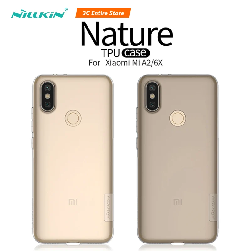 Nillkin Original Phone Case For Xiaomi Mi A2 / 6X Case Nature Soft Transparent TPU Cover For Mi A2 Full Protect Ultra Thin Coque
Nillkin Original Phone Case For Xiaomi Mi A2 / 6X Case Nature Soft Transparent TPU Cover For Mi A2 Full Protect Ultra Thin Coque