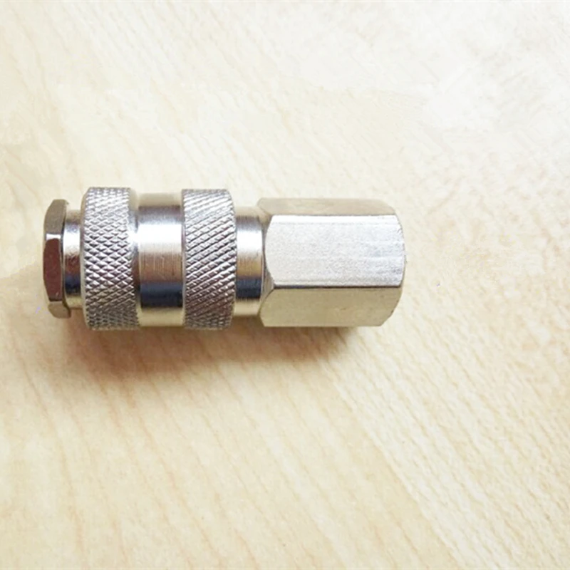 2 in 1 quick release chuck for air tools suitable for EU & US adaptors quick adaptor other end is 1/4" NPT female thread coupler
2 in 1 quick release chuck for air tools suitable for EU & US adaptors quick adaptor other end is 1/4" NPT female thread coupler