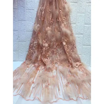 3D Leather Emboridered French Lace Fabric For Women Wedding Party Dress 2019 New African Mesh Beaded Lace Fabric For Sewing
3D Leather Emboridered French Lace Fabric For Women Wedding Party Dress 2019 New African Mesh Beaded Lace Fabric For Sewing
