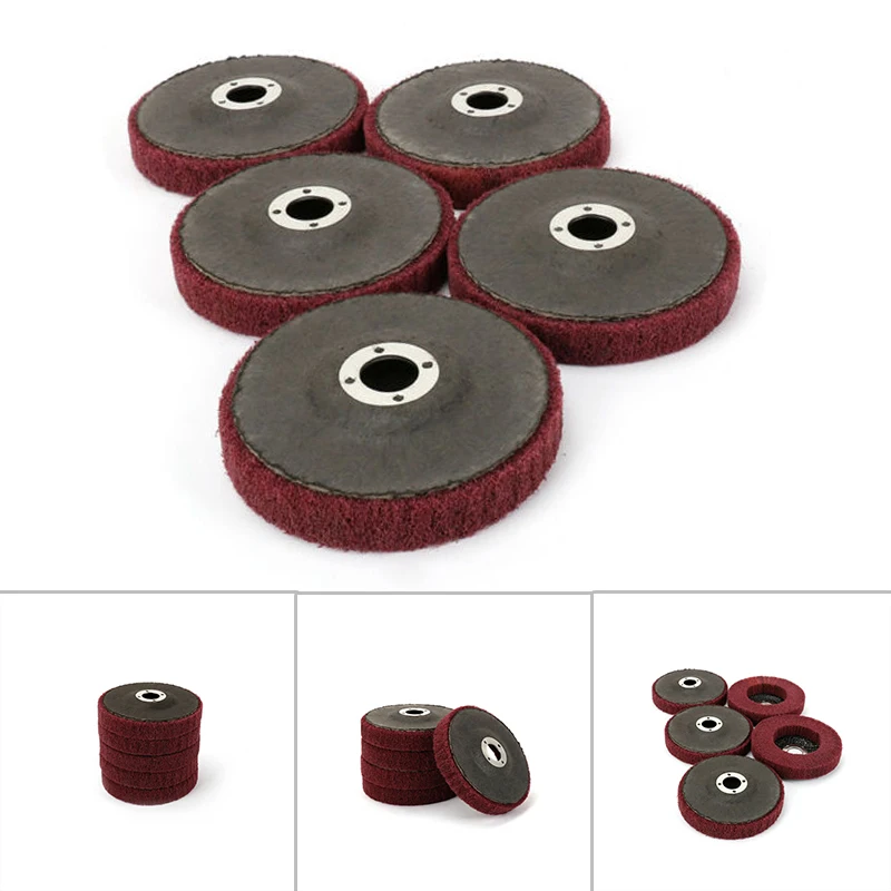 5Pcs Wheel Abrasive Sanding Grinding Olishing Buffing Disc Pad 240# 4" 100MM Nylon Fiber Flap
5Pcs Wheel Abrasive Sanding Grinding Olishing Buffing Disc Pad 240# 4" 100MM Nylon Fiber Flap