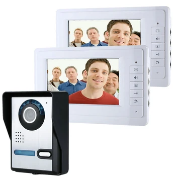 7 inch LCD Kleur Video deurtelefoon Intercom Systeem Weerbestendig Nachtzicht Camera Home Security
7 inch LCD Kleur Video deurtelefoon Intercom Systeem Weerbestendig Nachtzicht Camera Home Security