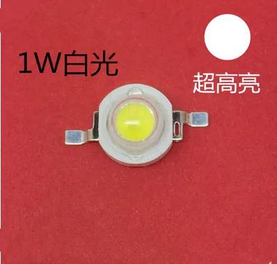 50pcs 1W LED Diode 1 Watt High Power Chips LED Diod White Light-Emitting-Diodes 1-Watt White 110-120 lm LED Beads LED 1-W White
50pcs 1W LED Diode 1 Watt High Power Chips LED Diod White Light-Emitting-Diodes 1-Watt White 110-120 lm LED Beads LED 1-W White