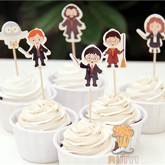 24pcs Harry Potter candy bar cupcake topper pick fruit picks baby shower kids birthday party supplies
24pcs Harry Potter candy bar cupcake topper pick fruit picks baby shower kids birthday party supplies