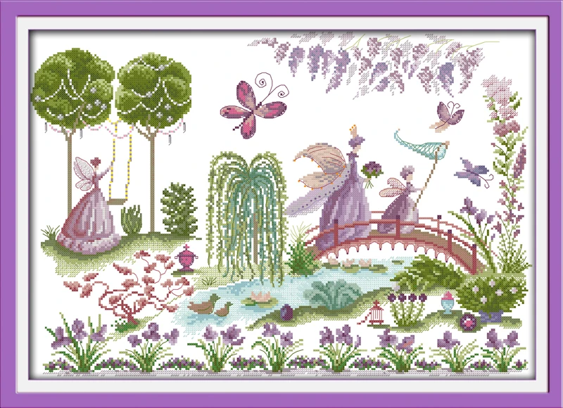 Catching butterfly cross stitch kit 14ct 11ct count print canvas stitching embroidery DIY handmade needlework
Catching butterfly cross stitch kit 14ct 11ct count print canvas stitching embroidery DIY handmade needlework