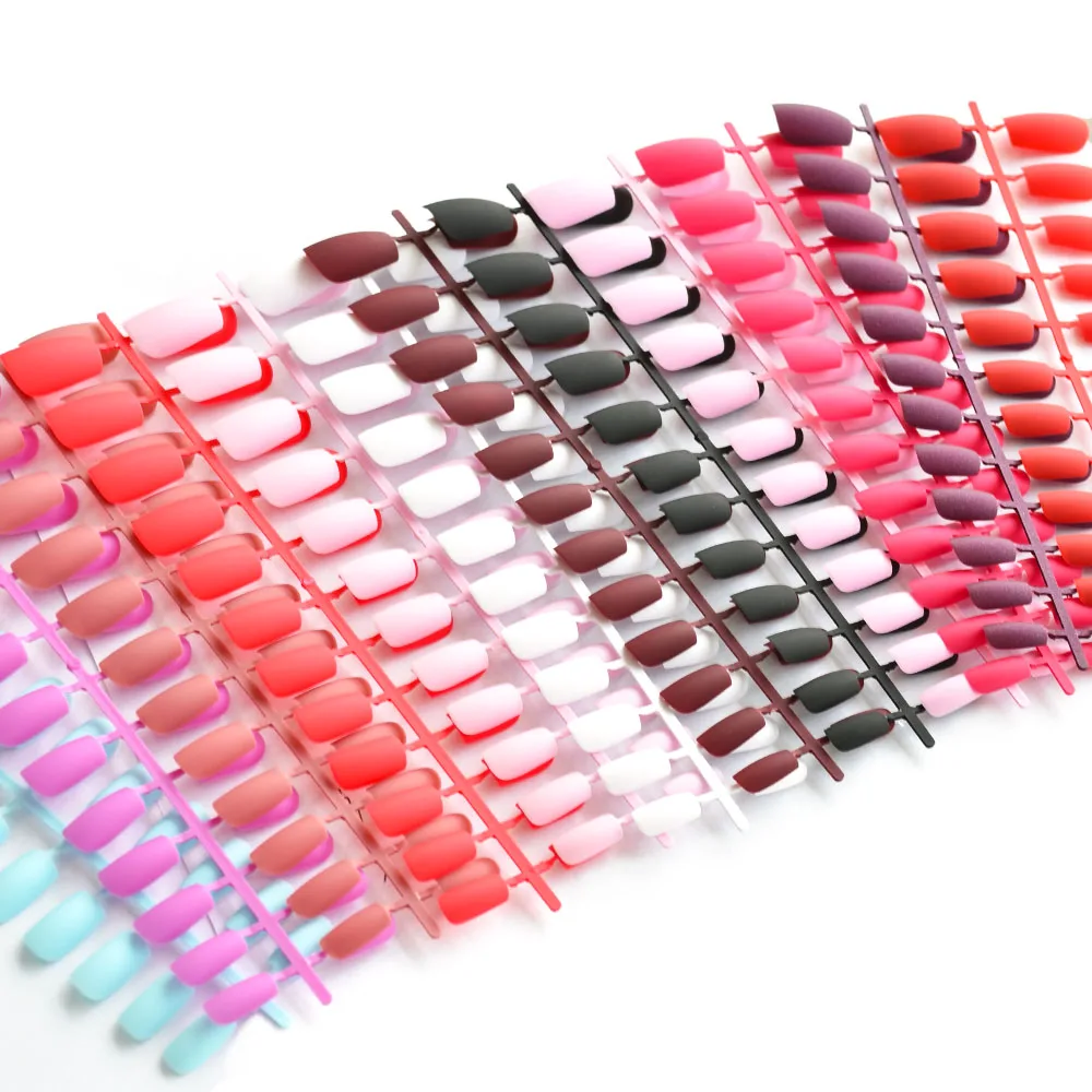 Square Top Matte False Nails Multiple Colors Full Cover Nail Tips Detachable Design Long Flat Candy Fake Nails JZJ3016
Square Top Matte False Nails Multiple Colors Full Cover Nail Tips Detachable Design Long Flat Candy Fake Nails JZJ3016