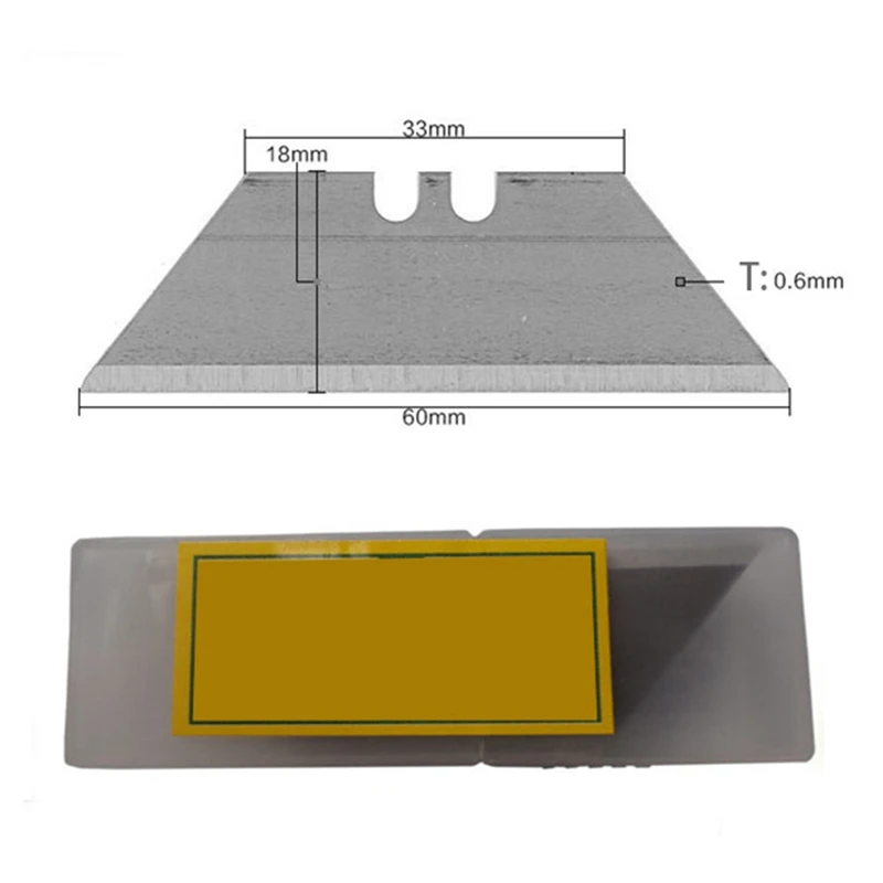 10 Pcs Special Folding Knife Blades SK2 Material Utility Knife Blades Trapezoid Craft Utility Cutter Blades
10 Pcs Special Folding Knife Blades SK2 Material Utility Knife Blades Trapezoid Craft Utility Cutter Blades