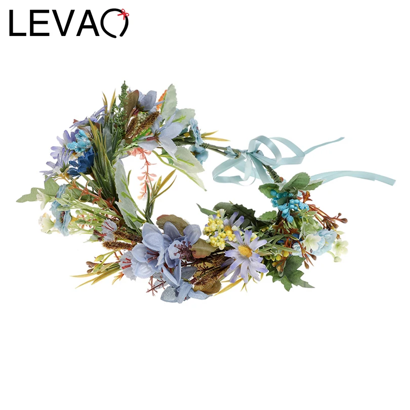 LEVAO 2019 Wedding Bride Corolla Head Wreath Holiday Hair Ornament Fabric Flower Crown Hair Accessories Headband Flower Hairband
LEVAO 2019 Wedding Bride Corolla Head Wreath Holiday Hair Ornament Fabric Flower Crown Hair Accessories Headband Flower Hairband
