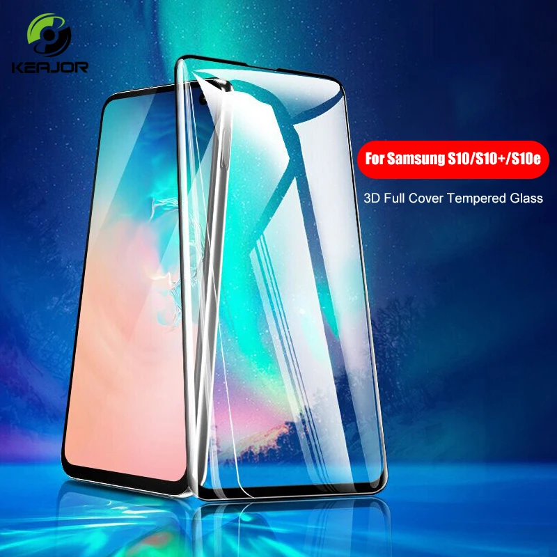 Keajor Glass For Samsung Galaxy S10 Plus Tempered Glass 3D Full Cover Film Screen Protector For Samsung Galaxy S10 S10e S10 Plus
Keajor Glass For Samsung Galaxy S10 Plus Tempered Glass 3D Full Cover Film Screen Protector For Samsung Galaxy S10 S10e S10 Plus