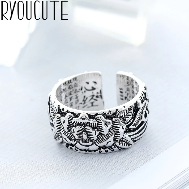 Bohemian Big Real 925 Sterling Silver Flower Rings for Women Jewelry Punk Vintage Antique Finger Engagement Ring Party Gift
Bohemian Big Real 925 Sterling Silver Flower Rings for Women Jewelry Punk Vintage Antique Finger Engagement Ring Party Gift