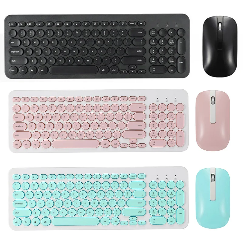 2.4GHz Punk Wireless Keyboard Mouse Combo Mute Mice Keyboards For Computer PC Laptop Desktop Office Home Use
2.4GHz Punk Wireless Keyboard Mouse Combo Mute Mice Keyboards For Computer PC Laptop Desktop Office Home Use