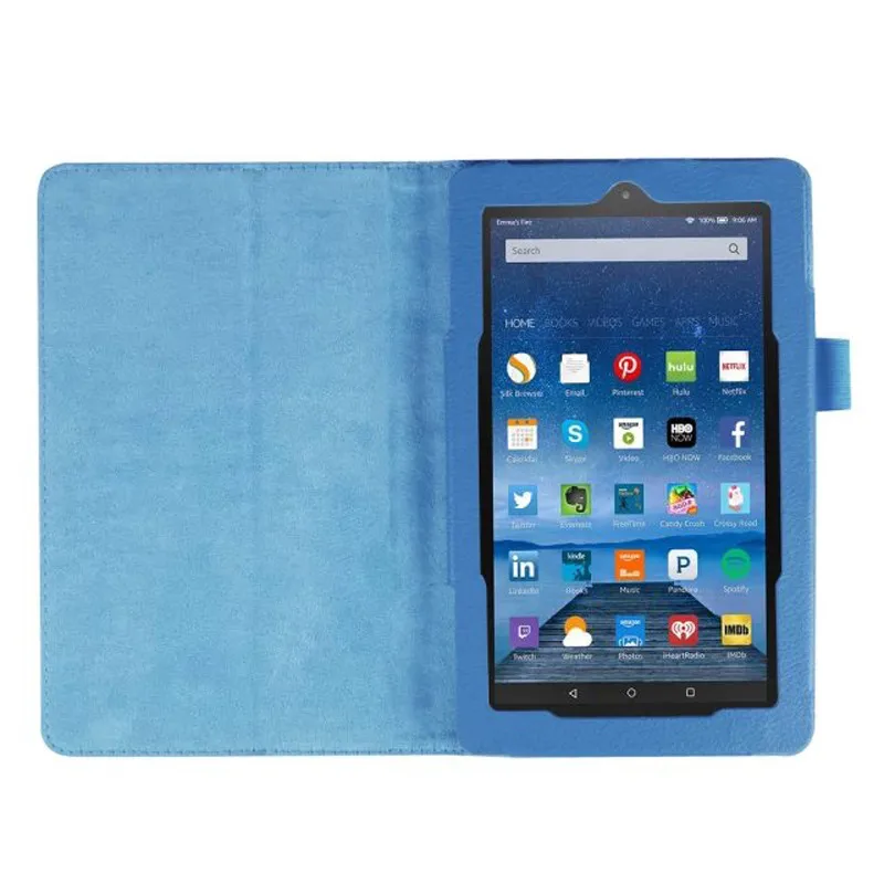 Cases tablet Blue Leather Case Stand Cover For Amazon Kindle Fire HD 7 2015 Tablet#5$3.3
Cases tablet Blue Leather Case Stand Cover For Amazon Kindle Fire HD 7 2015 Tablet#5$3.3