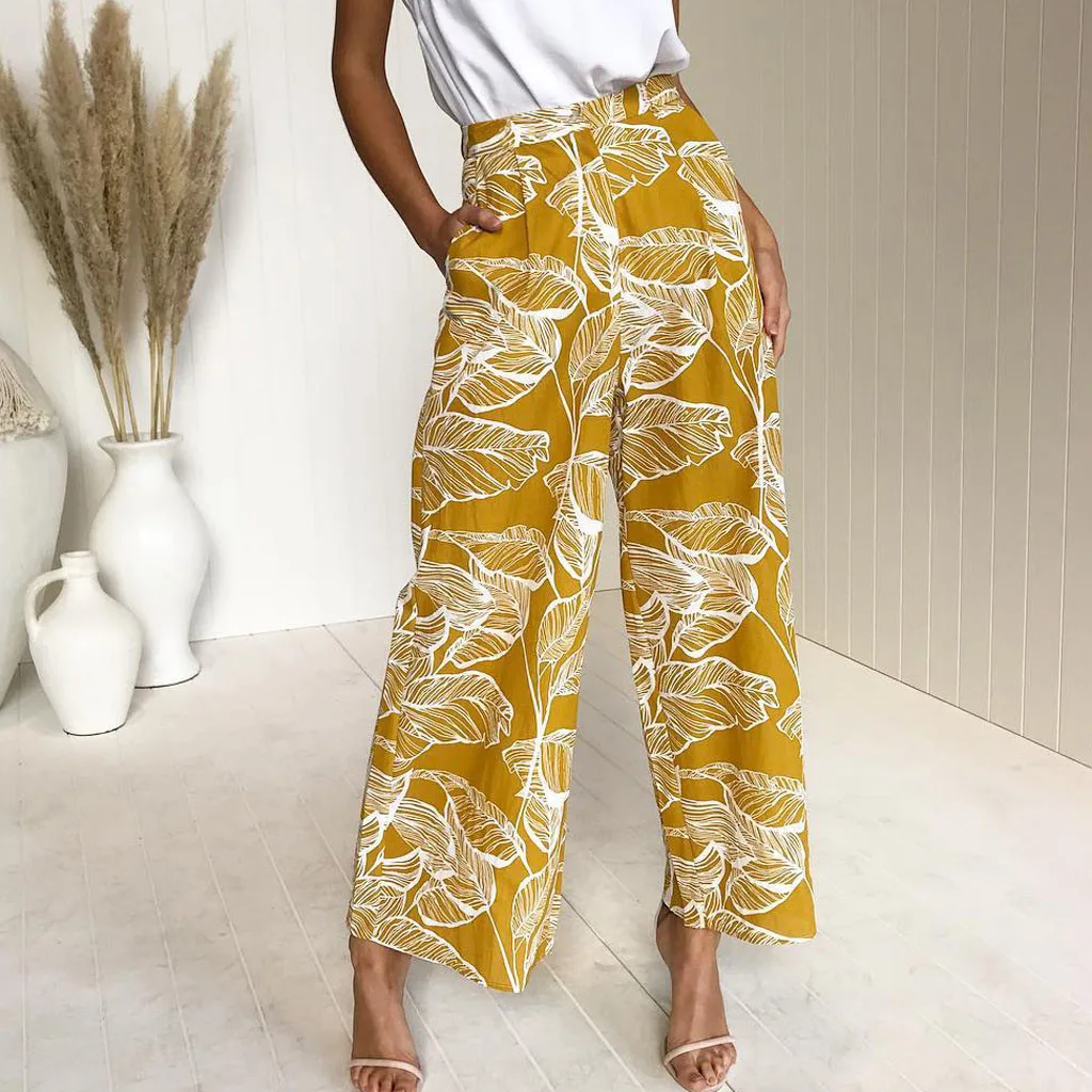 Women Summer Leaves Printing High Waist Club Skinny Sexy Pencil Stretch Drawstring Wide Leg Pants Leggings
Women Summer Leaves Printing High Waist Club Skinny Sexy Pencil Stretch Drawstring Wide Leg Pants Leggings
