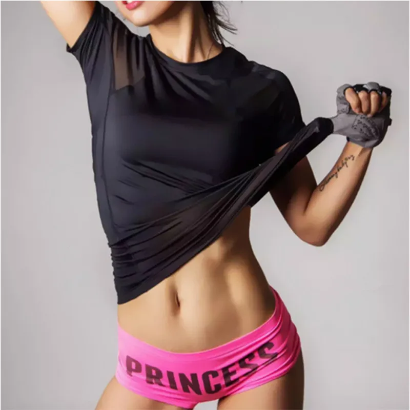 Quick-drying Splicing Mesh Breathable Women's Sport T-shirts Running Short Sleeve T-shirts Fitness Women Clothes Tees & tops
Quick-drying Splicing Mesh Breathable Women's Sport T-shirts Running Short Sleeve T-shirts Fitness Women Clothes Tees & tops