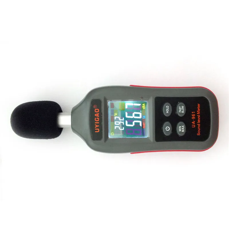 UYIGAO UA-961 LCD Digital Sound Level Meter Noise Decibel Tester 35-135dB Measure Sound Meter Tester Diagnostic-tool
UYIGAO UA-961 LCD Digital Sound Level Meter Noise Decibel Tester 35-135dB Measure Sound Meter Tester Diagnostic-tool