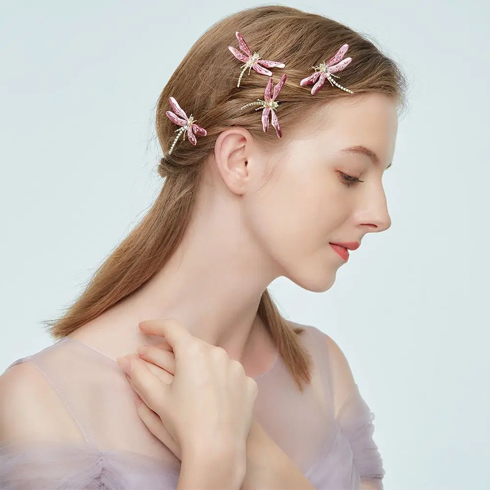 1 Pcs Elegant Women Enamel Fashion hair Jewelry Bride Weeding Decoration Hair Accessories Dragonfly Hairpin
1 Pcs Elegant Women Enamel Fashion hair Jewelry Bride Weeding Decoration Hair Accessories Dragonfly Hairpin