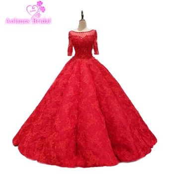 Vintage Red High Neck Wedding Dresses 2018 With Lace Pearls Corset Long Sleeves Floor Length Princess Custom Made Bridal Gowns
Vintage Red High Neck Wedding Dresses 2018 With Lace Pearls Corset Long Sleeves Floor Length Princess Custom Made Bridal Gowns