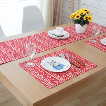 American Pastoral Style Red Table Runner Cotton Linen Weding Decoration Rustic Table Runners tovaglia runner da tavola
American Pastoral Style Red Table Runner Cotton Linen Weding Decoration Rustic Table Runners tovaglia runner da tavola
