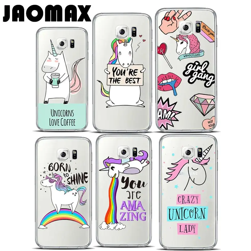 Cartoon Dynamic Animal Rainbow Unicorn Case For Samsung Galaxy S8 PLUS S5 S6 S7 EDGE Transparent Soft Silicone Phone Cover Shell
Cartoon Dynamic Animal Rainbow Unicorn Case For Samsung Galaxy S8 PLUS S5 S6 S7 EDGE Transparent Soft Silicone Phone Cover Shell