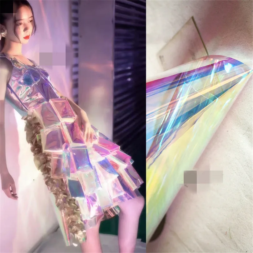 45cm*135cm/piece Laser tpu designer fabric transparent mirror magic color colorful clothing bag waterproof cloth creative cloth
45cm*135cm/piece Laser tpu designer fabric transparent mirror magic color colorful clothing bag waterproof cloth creative cloth