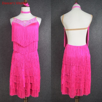 New style Latin dance costume sexy senior tassel latin dance competition dress for women lady latin dance dresses S-XXXL
New style Latin dance costume sexy senior tassel latin dance competition dress for women lady latin dance dresses S-XXXL