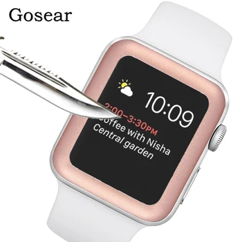 Gosear Aluminum Bumper Case Cover Tempered Glass Screen Protective Film for Apple Watch Series 1 2 3 iWatch i Wach 38mm 42mm
Gosear Aluminum Bumper Case Cover Tempered Glass Screen Protective Film for Apple Watch Series 1 2 3 iWatch i Wach 38mm 42mm
