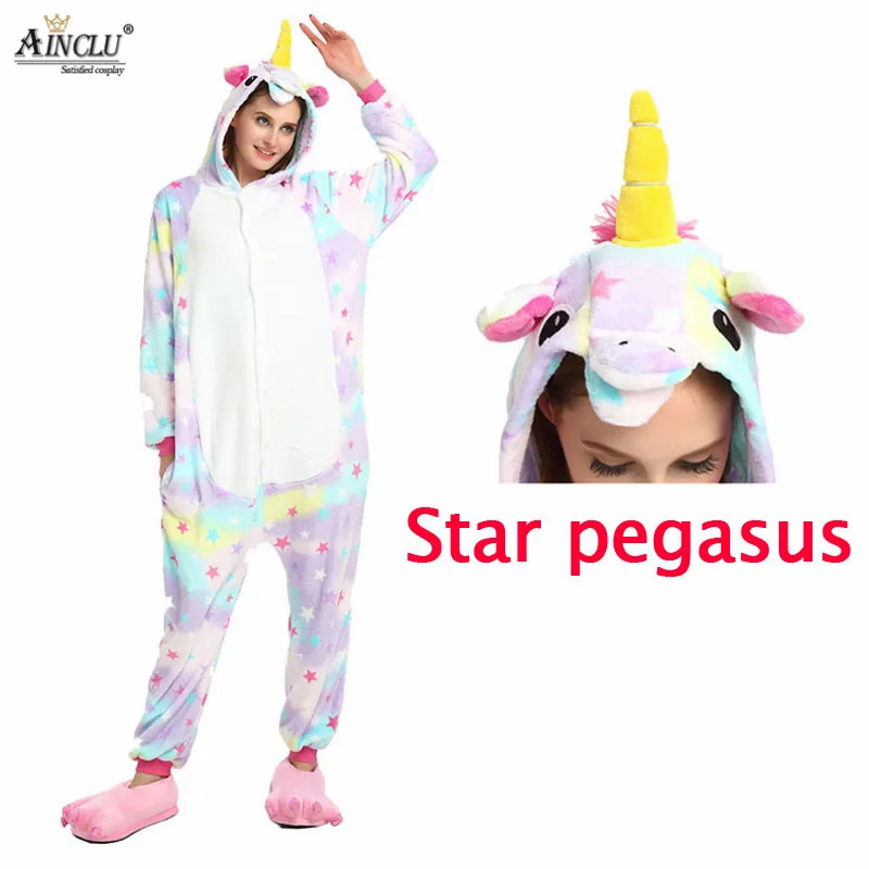 Halloween Winter Cute Animal Star Unicorn Pajamas Cosplay Flannel Hooded Long Sleeve Adult Star Pegasus Sleepwear for Adults
Halloween Winter Cute Animal Star Unicorn Pajamas Cosplay Flannel Hooded Long Sleeve Adult Star Pegasus Sleepwear for Adults