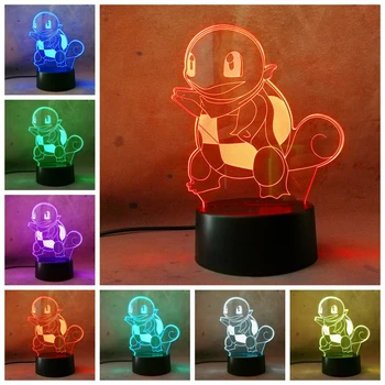 3D Game Pokemon Go Action Figure Led light Creative Atmosphere Lamp Jenny Tortoise 7 color change modern lamp Visual Home Decor
3D Game Pokemon Go Action Figure Led light Creative Atmosphere Lamp Jenny Tortoise 7 color change modern lamp Visual Home Decor