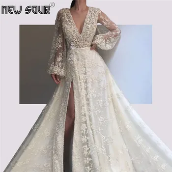 Kaftans Deep V Neck Dubai Evening Dresses 2019 Abendkleider Beading Prom Dresses Robe De Soiree Party Dress Lace Beach Gowns
Kaftans Deep V Neck Dubai Evening Dresses 2019 Abendkleider Beading Prom Dresses Robe De Soiree Party Dress Lace Beach Gowns