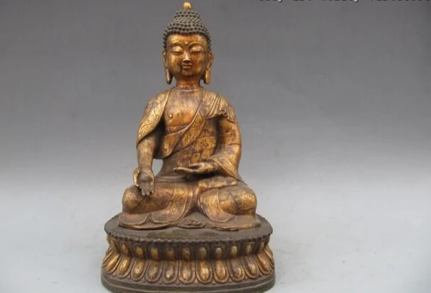 USPS to USA S0835 Tibet Fane classical Old Bronze Sakyamuni Tathagata Buddha Statue (B0328)
USPS to USA S0835 Tibet Fane classical Old Bronze Sakyamuni Tathagata Buddha Statue (B0328)