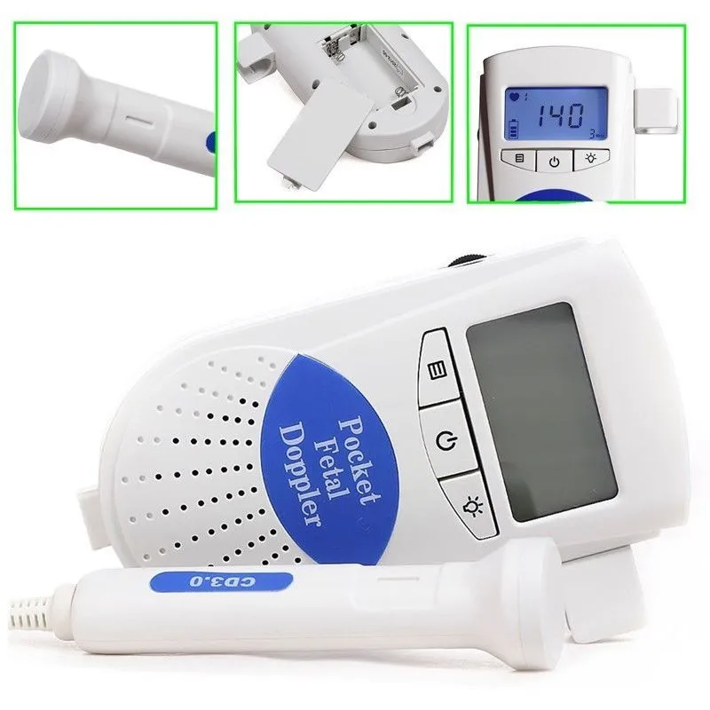 Please use under the doctor's instruction Blue-Pocket Fetal doppler SONOLINE B backlight LCD baby monitor+ Free Gel
Please use under the doctor's instruction Blue-Pocket Fetal doppler SONOLINE B backlight LCD baby monitor+ Free Gel