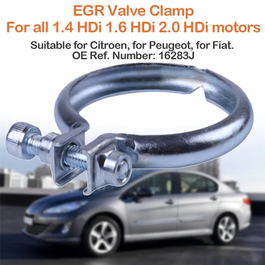 EGR Clamp Stainless steel for Peugeot Citroen Fiat Ford Mini Mazda 16283J New High Quality and Durable Practical l0417
EGR Clamp Stainless steel for Peugeot Citroen Fiat Ford Mini Mazda 16283J New High Quality and Durable Practical l0417
