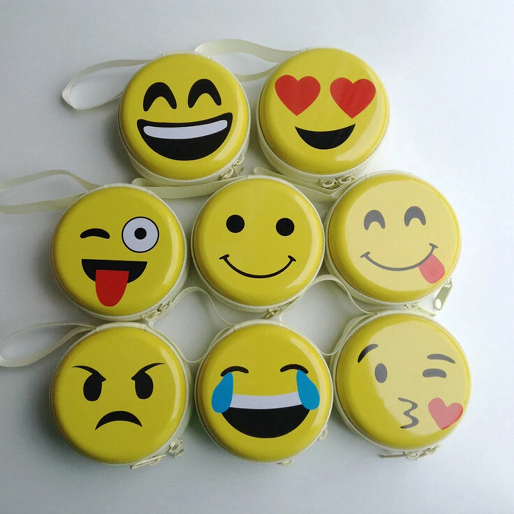 JETTING New Emoji coin purse Cute Portable Coin Purse Keyring Pouch Wallet Headphone Earbud Carrying Storage Boxes Purse Case
JETTING New Emoji coin purse Cute Portable Coin Purse Keyring Pouch Wallet Headphone Earbud Carrying Storage Boxes Purse Case