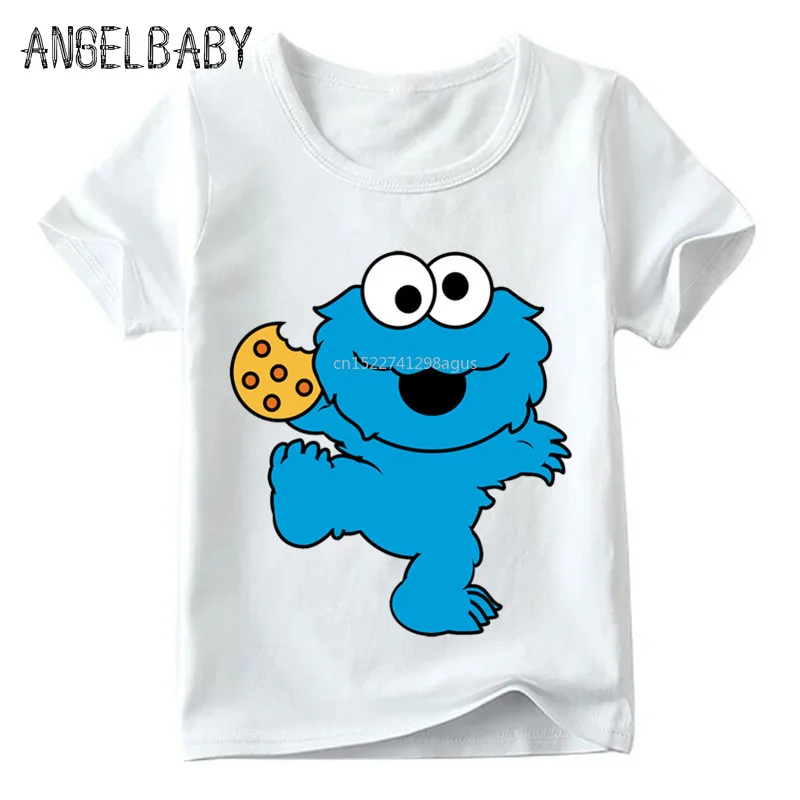 Baby Boys/Girls Sesame Street COOKIE MONSTER Print T Shirt Summer 2019 Children Cartoon Tops Funny Kids T-shirt,HKP2412
Baby Boys/Girls Sesame Street COOKIE MONSTER Print T Shirt Summer 2019 Children Cartoon Tops Funny Kids T-shirt,HKP2412