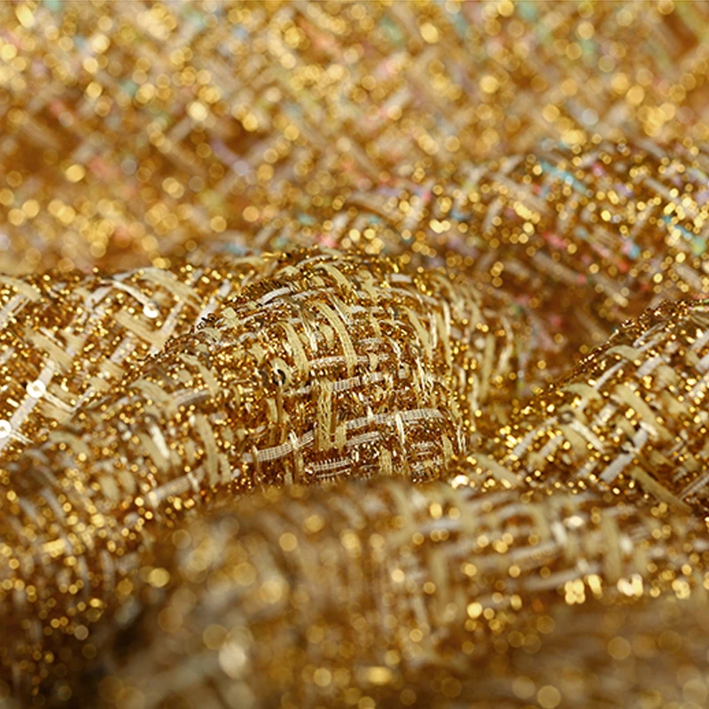 145CM Wide 520G/M Weight Golden Color Knitted Acrylic Polyester Fabric for Autumn Spring Dress Jacket Coat DE930 
145CM Wide 520G/M Weight Golden Color Knitted Acrylic Polyester Fabric for Autumn Spring Dress Jacket Coat DE930