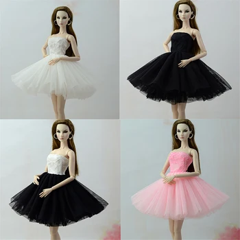 Doll Dresses Black Little Dress Elegant Lady Evening Dress Clothes For Dolls For 1/6 BJD Doll Gift Doll Accessories
Doll Dresses Black Little Dress Elegant Lady Evening Dress Clothes For Dolls For 1/6 BJD Doll Gift Doll Accessories