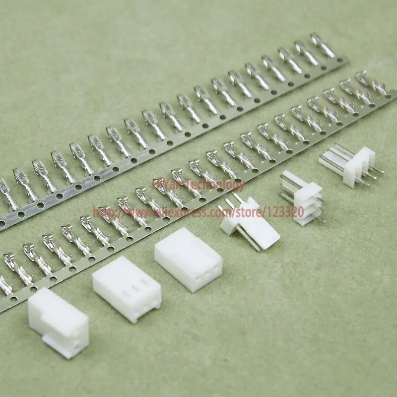 (100 компл./лот) разъем KF2510 2510 3Pin шаг: 2 54 мм 0 1 inch контактный + терминал Корпус 3P|headers