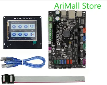 MKS SBASE V1.3 Smoothieboard 32-bit Controller Board Open Source + MKS TFT28 Display Color TFT 3d Printing Touch Screen
MKS SBASE V1.3 Smoothieboard 32-bit Controller Board Open Source + MKS TFT28 Display Color TFT 3d Printing Touch Screen