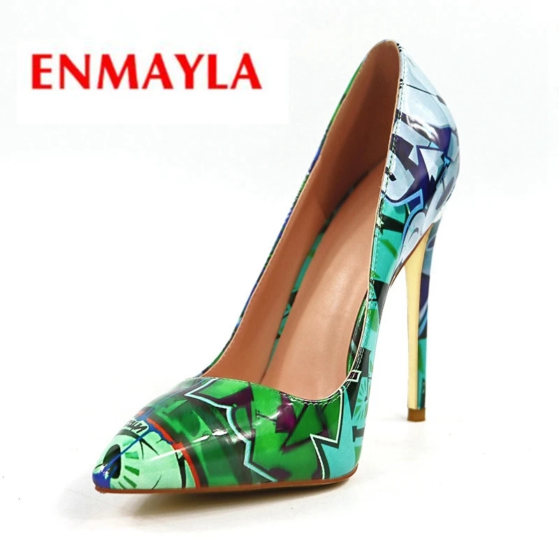 ENMAYLA New Arrival PU Basic Super High Thin Heels Shoes Woman Pointed Toe Casual Slip-On Sexy Heels Fashion Size 35-45 LY1261
ENMAYLA New Arrival PU Basic Super High Thin Heels Shoes Woman Pointed Toe Casual Slip-On Sexy Heels Fashion Size 35-45 LY1261