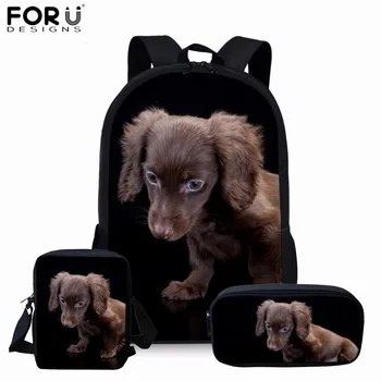 FORUDESIGNS Dachshund School Bags for Teenager Girls Student Book Bag Cute Sausage Dog Kids Child Schoolbags Set randoseru
FORUDESIGNS Dachshund School Bags for Teenager Girls Student Book Bag Cute Sausage Dog Kids Child Schoolbags Set randoseru