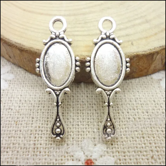 90 pcs Vintage Charms Mirror Pendant Antique silver Fit Bracelets Necklace DIY Metal Jewelry Making
90 pcs Vintage Charms Mirror Pendant Antique silver Fit Bracelets Necklace DIY Metal Jewelry Making