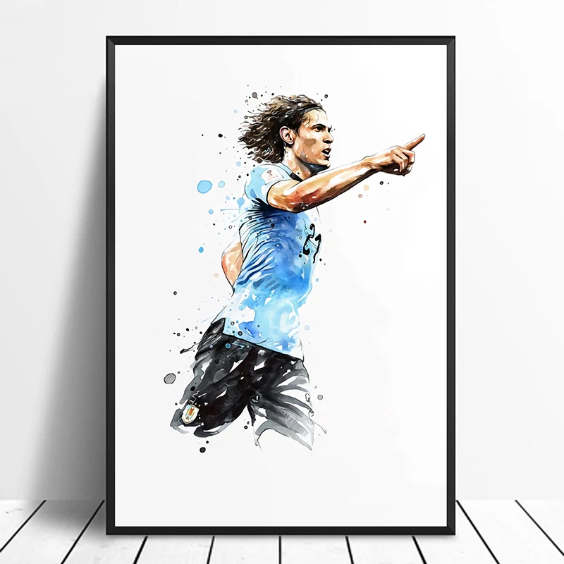 Edinson Cavani Uruguay Soccer Football Star Poster Original Watercolor Painting Wall Art Home Decor Wall Decor Canvas Print
Edinson Cavani Uruguay Soccer Football Star Poster Original Watercolor Painting Wall Art Home Decor Wall Decor Canvas Print