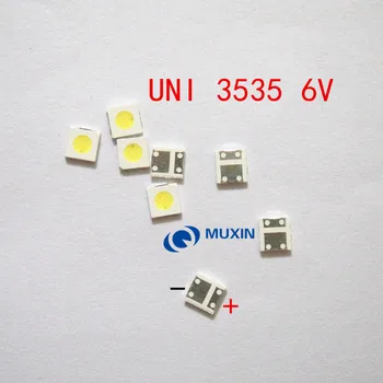 For UNI LED 2000pcs/lot backlight LCD TV 3535 3537 LED SMD Lamp bead bead 1W 6V 3535 1.2W Cold white UNI
For UNI LED 2000pcs/lot backlight LCD TV 3535 3537 LED SMD Lamp bead bead 1W 6V 3535 1.2W Cold white UNI