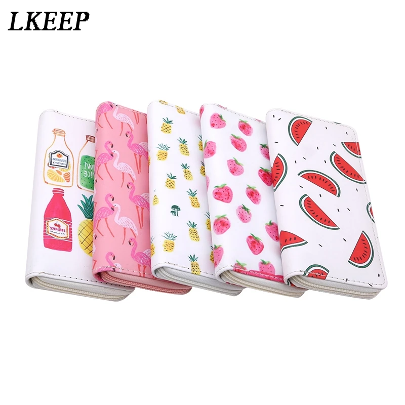 New High Quality Modern Women Leather Clutch Wallet Brand Printing Love Strawberry Watermelon Flamingo Purse Card Holder
New High Quality Modern Women Leather Clutch Wallet Brand Printing Love Strawberry Watermelon Flamingo Purse Card Holder