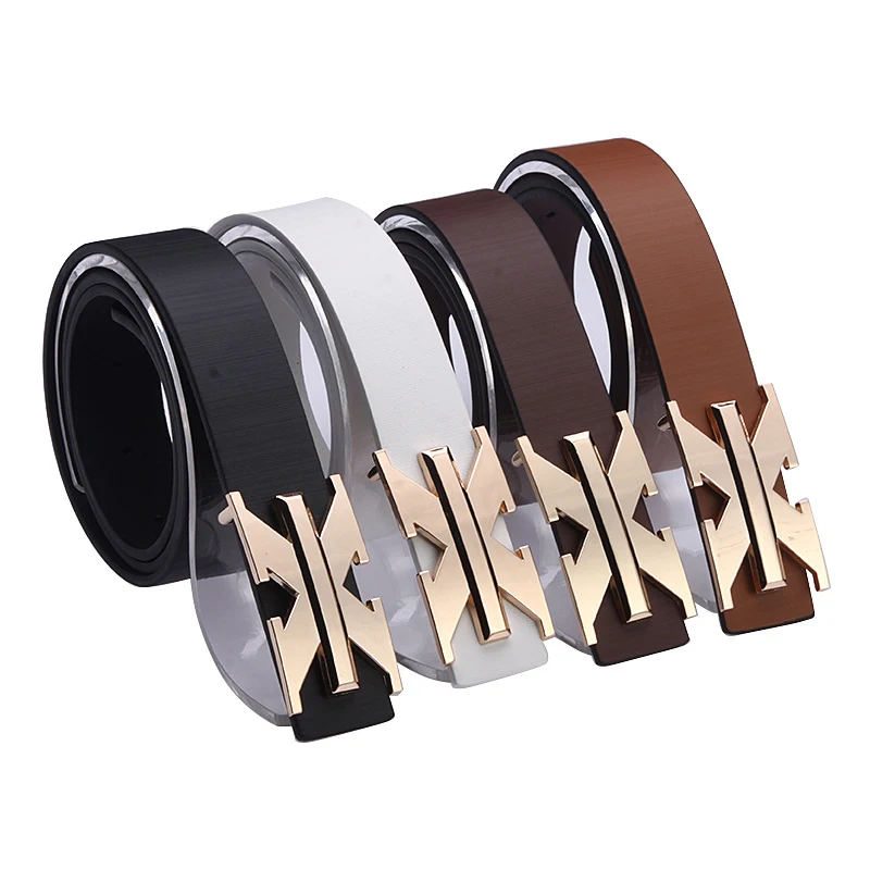 X letter New Fashion Personality Ladies Leather Belt Wild quality PU Leather Buckle Wide Belt Tide Hot Casual Brown Jeans
X letter New Fashion Personality Ladies Leather Belt Wild quality PU Leather Buckle Wide Belt Tide Hot Casual Brown Jeans