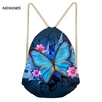 INSTANTARTS Pretty Butterfly Printing Women Drawstring Bag Super Light Fashion Mini Ladies Backpack Travel Fitness Shoulder Bag
INSTANTARTS Pretty Butterfly Printing Women Drawstring Bag Super Light Fashion Mini Ladies Backpack Travel Fitness Shoulder Bag