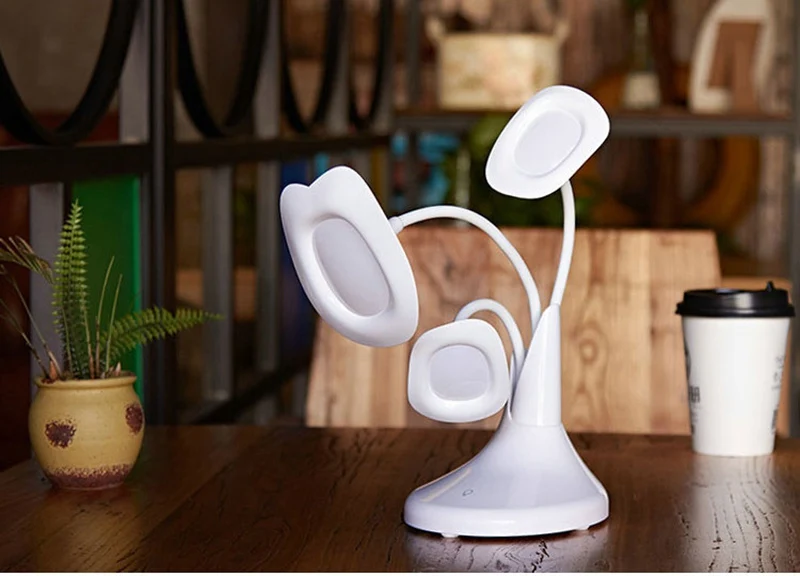 Creative Morning Glory LED Desk Lamp Touch Sensor Rechargeable Table Lighting Eye Protection Bedside Bedroom Study Reading Light (6)